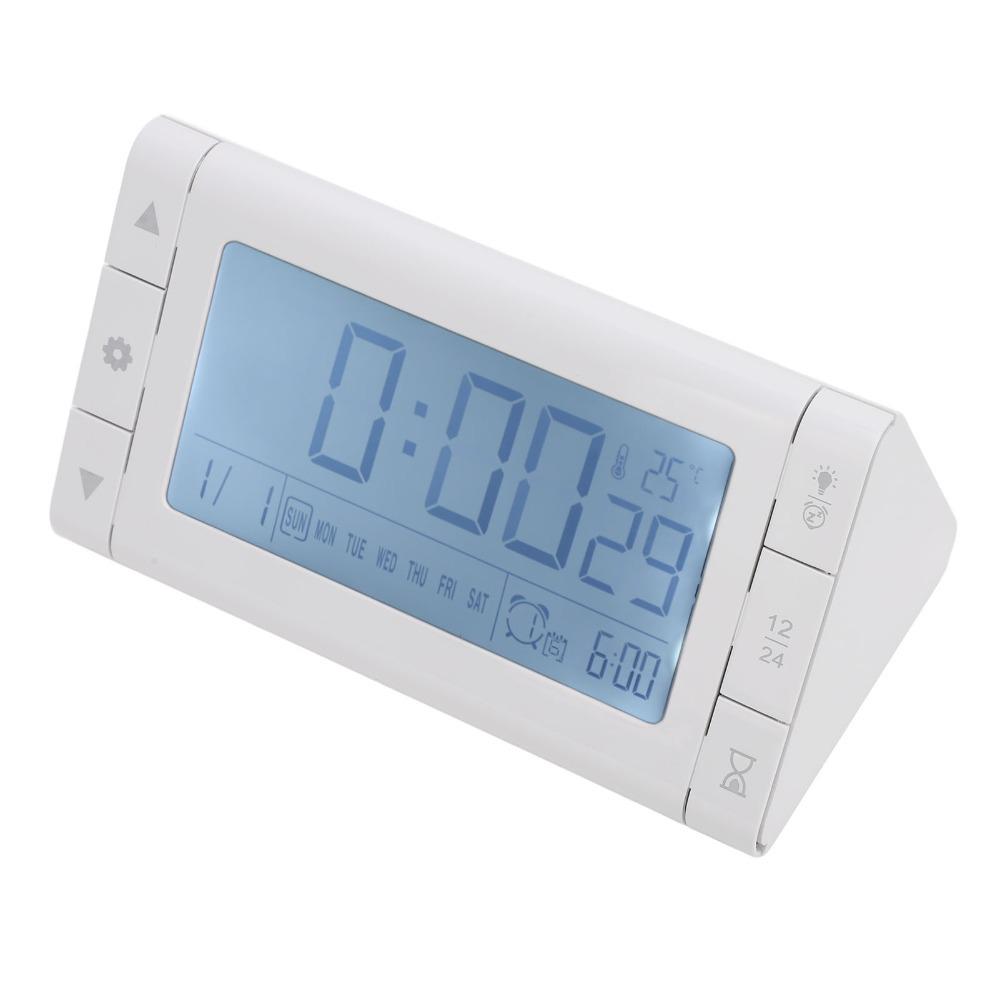 3 Alarm Settings Digital Alarm Clock Battery Operated Electronic Alarm Clock  Home Use