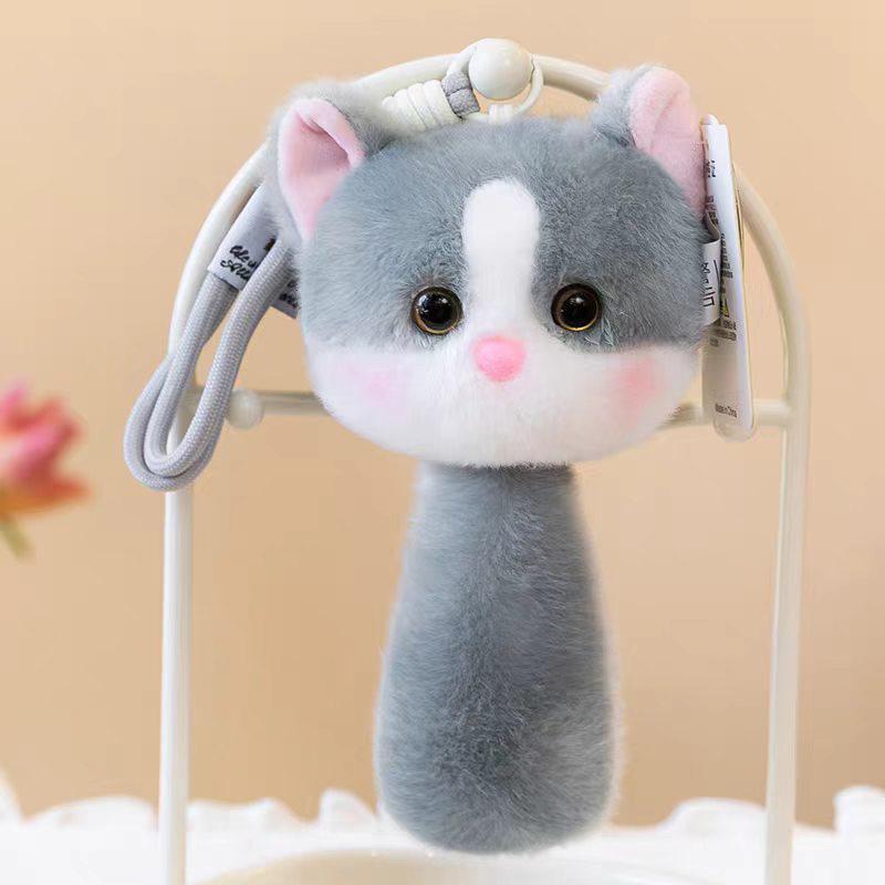 Очаровательный Кавайный Кот Плюшевая Брелок-Подвеска 18cm