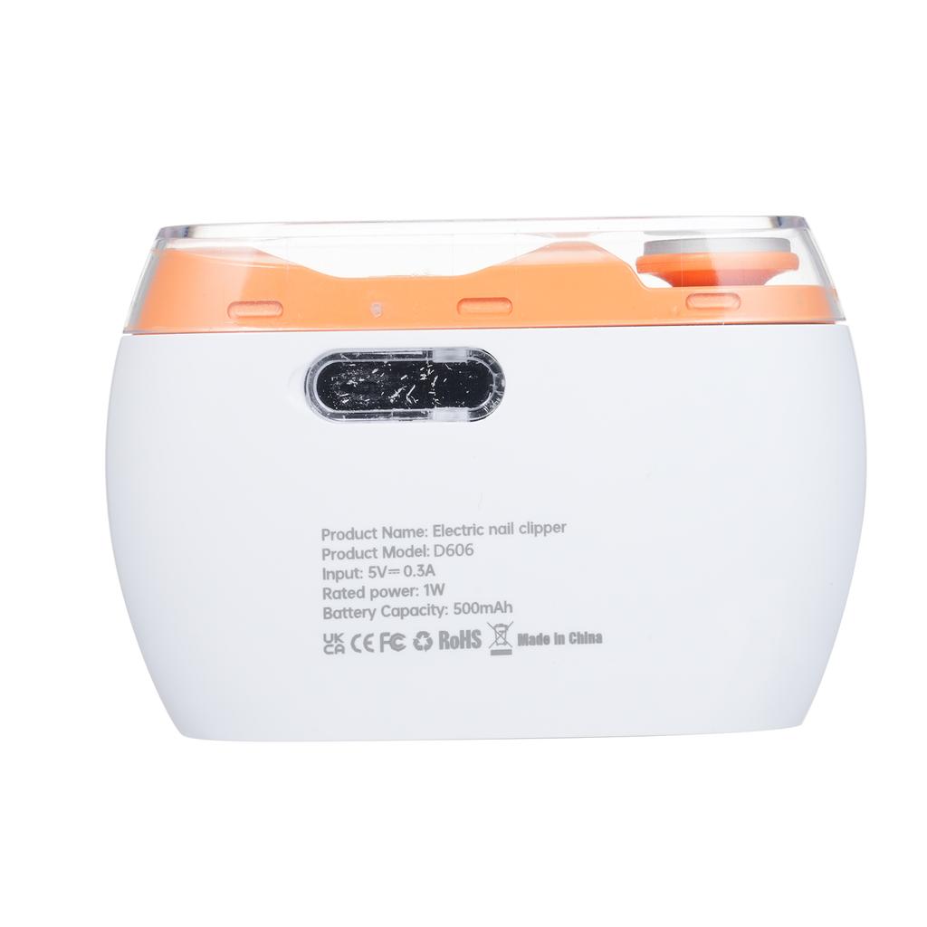 Electric Nail Clippers, 2-in-1 Nail Trimming and Polishing Tool, Automatic Nail Trimmer, Fingernail