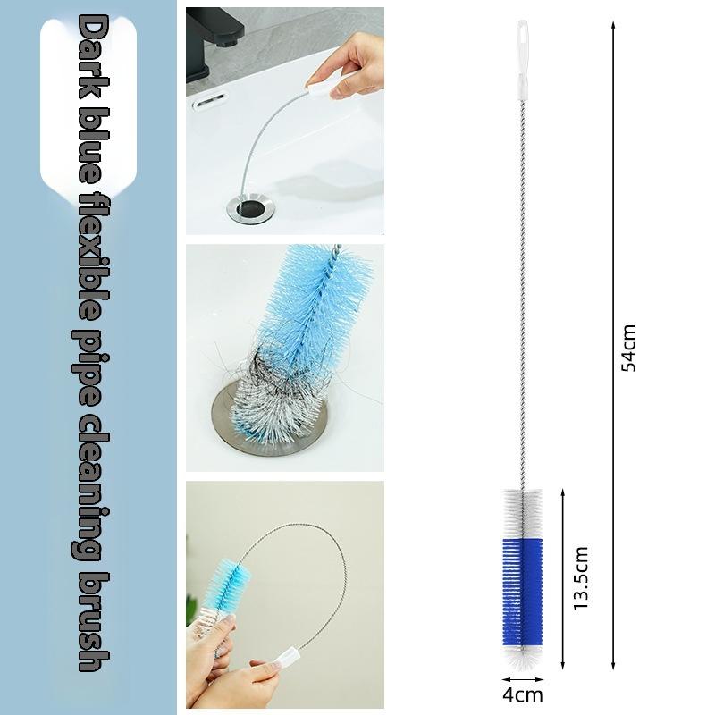 Rotary Pipe Cleaning Brush Brush Long Handle Brush For Pipe Wall Cleaning Tools Kit