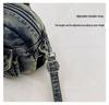 2025 Autumn Women's High-End Luxury Denim Shoulder Bag