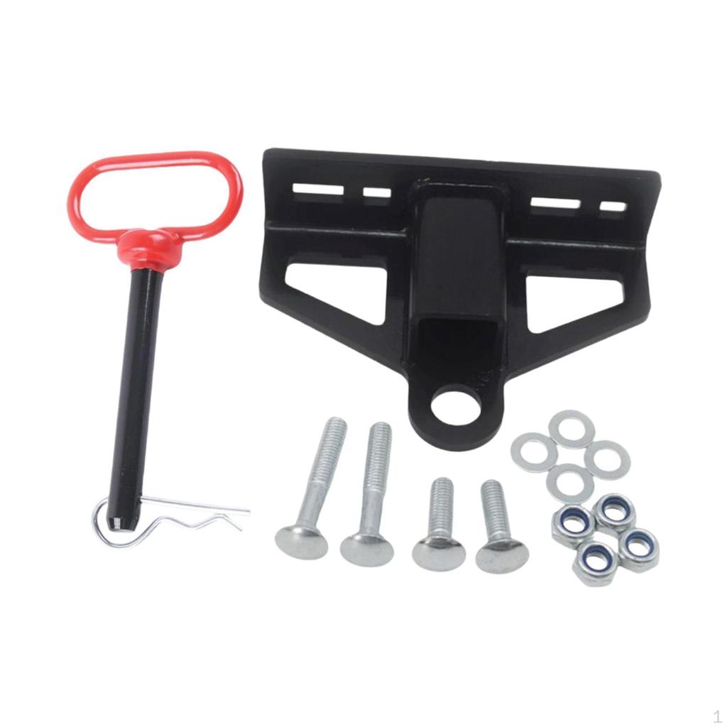 Towing Hitch Kit Carbon Steel Accessories with Installation Hardware Heavy Duty Professional Lawn