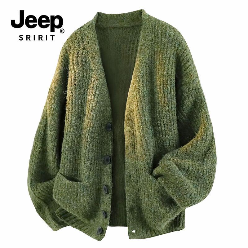 JEEP SPIRIT Gilet Cardigan Décontracté Homme NYH939