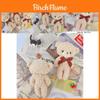 Adorable Plush Teddy Bear Stuffed Animal With Blush For Cute Bouquet Gifts