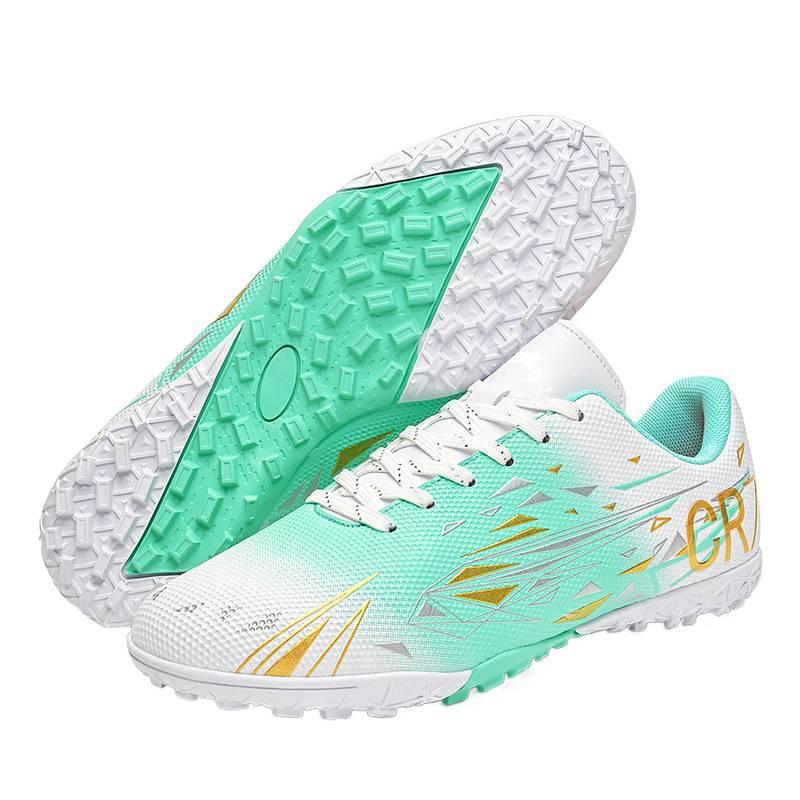 A 2025 low-top football shoe men's and women's game training AG spike broken nail sneakers youth sneakers