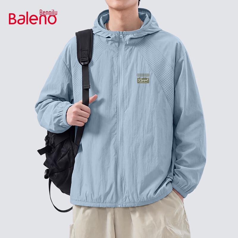 Baleno Men's Breathable Perforated Sun Protection Jacket