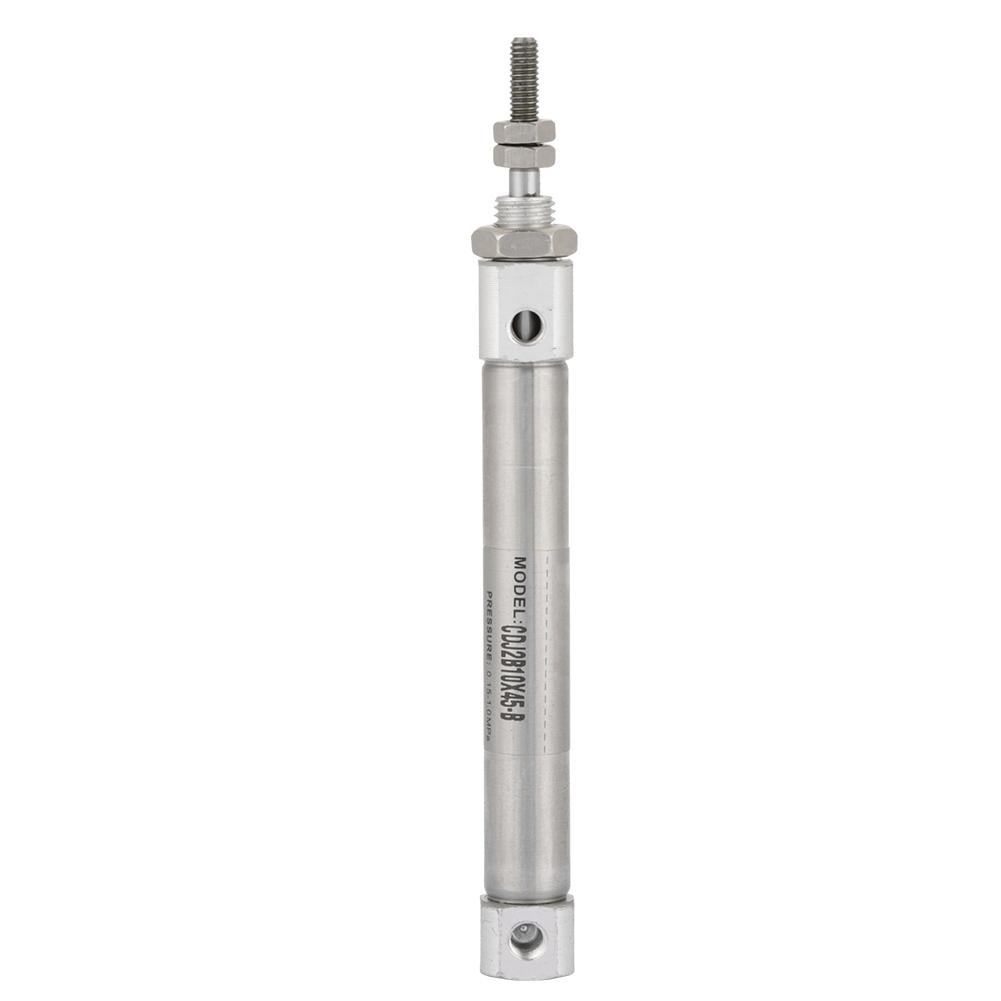 CDJ2B10, 45B Cylinder, Stainless Steel, Double Effect Pneumatic Cylinder with 10mm Diameter, 45mm Stroke, Life, Quieter