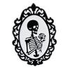 Lustiger Skelettrahmen Design Emaille Anstecknadeln Statement Totenkopf Metall Pins Rucksack Tasche Hut Abzeichen