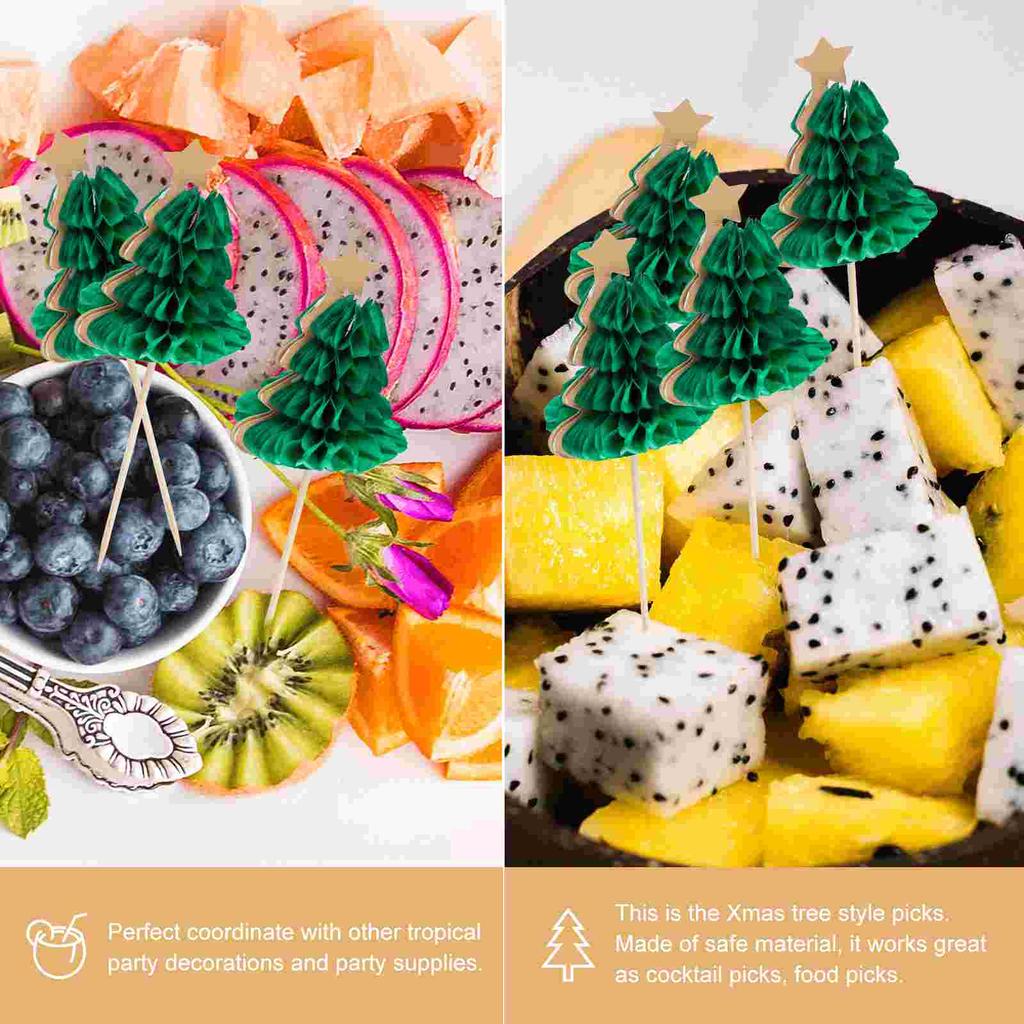 50 Pcs Cocktail Garnish Drink Stirrer Personalized Agitators Juice Decor Cupcake Charcuterie Skewer Christmas Father Beverage