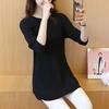 Knitted Jumper Autumn Winter Women's Tops O-neck Long Sleeve Pullovers Casual Warm Women's Sweaters Midi Long Slim Sweater
