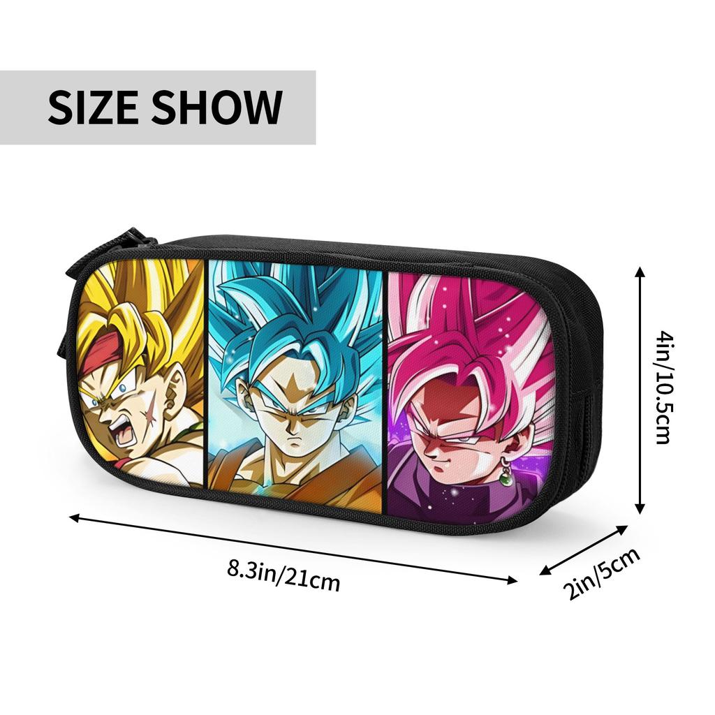 Custom Dragon Ball Z Goku Large Capacity Bags for Child Handheld Study Bag for Boys Gilrs Kids