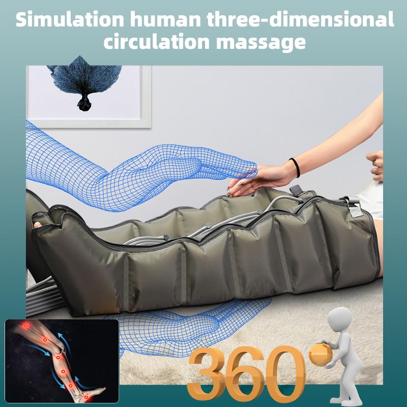 Ny oppgradering 6 hulrom Elektrisk luftkompresjon Kroppsmassasje kollisjonspute massasje for arm midje ben fot fremme blodsirkulasjonen Lindre smerte