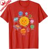 Solar System Planet Space Planets Boys Girls Toddlers TShirt Science Fiction Crewneck Short Sleeved Unisexs Printed Tee