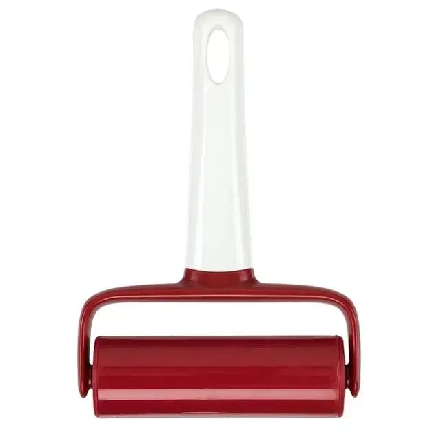 

2024 Скалка для теста, пиццы, помадки, пекарей, ролик для пластикового теста для печенья, скалка для кухни, кухонная утварь, кухонные гаджеты для самостоятельной готовки для раскатки HI09-0019-red