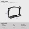 Full Camera Cage for Canon Mirrorless Extension Microphone Fill Light Photography Accessories with Cold Shoe R5/R6 Cameras, Mount, Bracket,