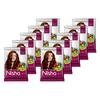 Nisha Natürliches Henna-Pulver zur Haarfärbung, Natürliche Braune Haarfarbe, Kräuter-Pflege-Haarfärbemittel für Seidiges & Glänzendes Weiches Haar für Männer & Frauen