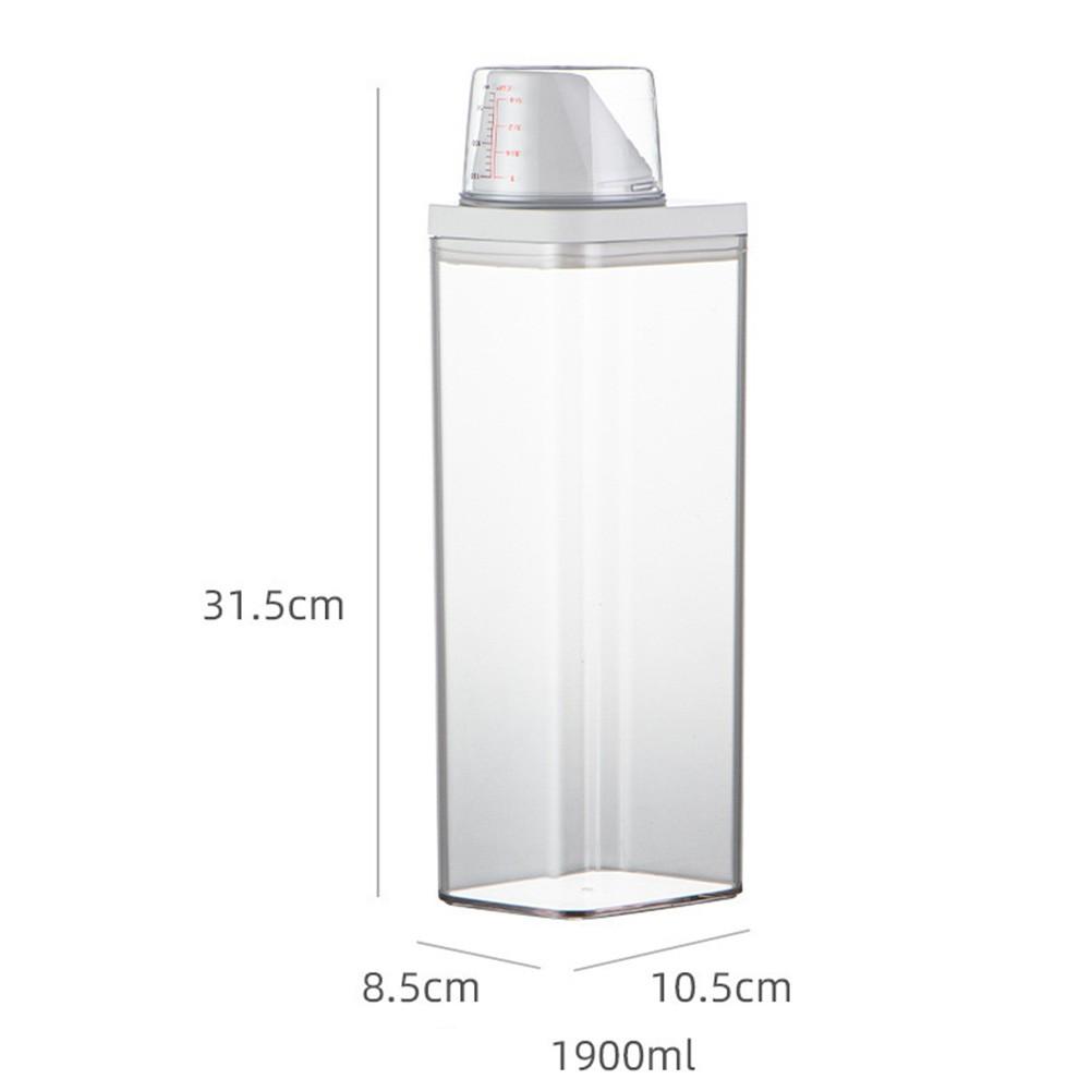 Soap Dispenser Soap Detergents Storage Box Lid Transparent