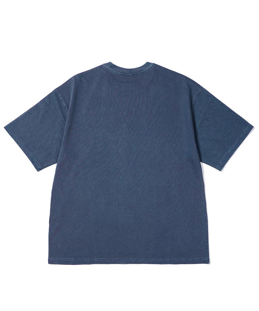 GAKKAI UNIONS My Day Pigment Short Sleeve T-Shirt Dive Blue