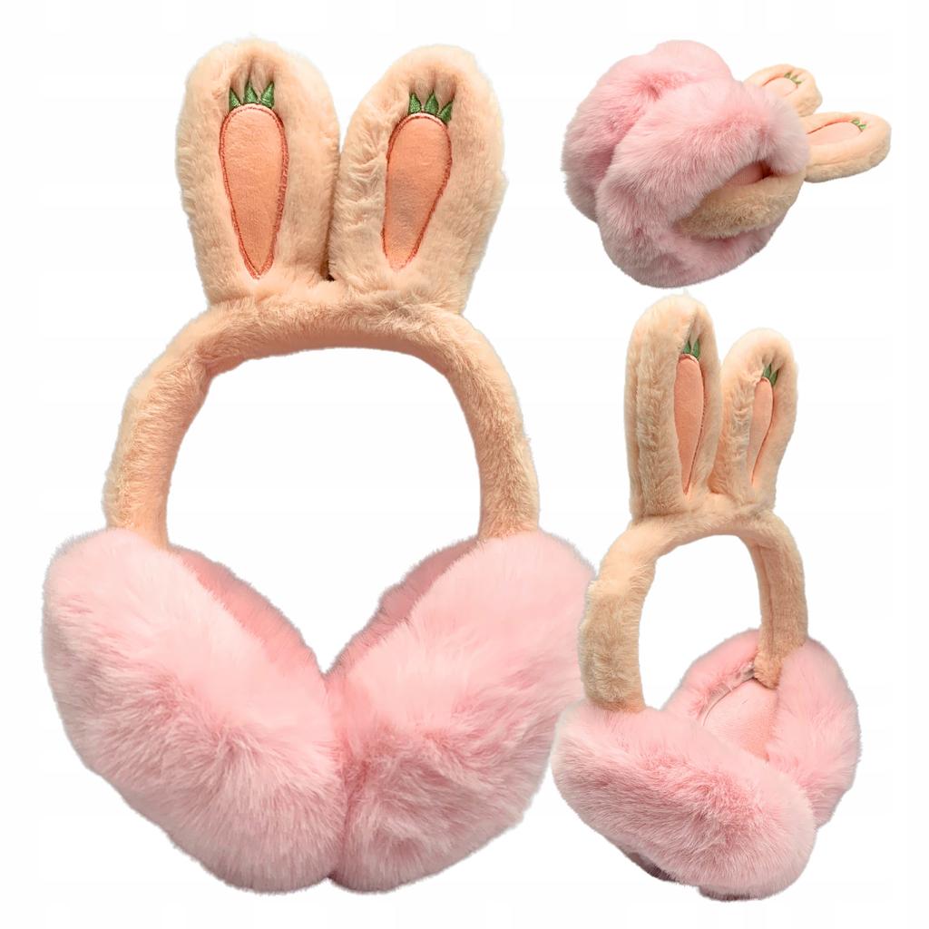 Winter Earmuffs For Women And Children Rabbit Ears Warm Plush