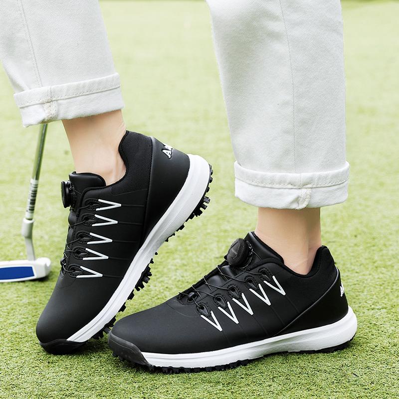 Golf Shoes Casual Sports Shoes Business Grass Waterproof Golf Shoelace Spikes Large Size Golf Shoes