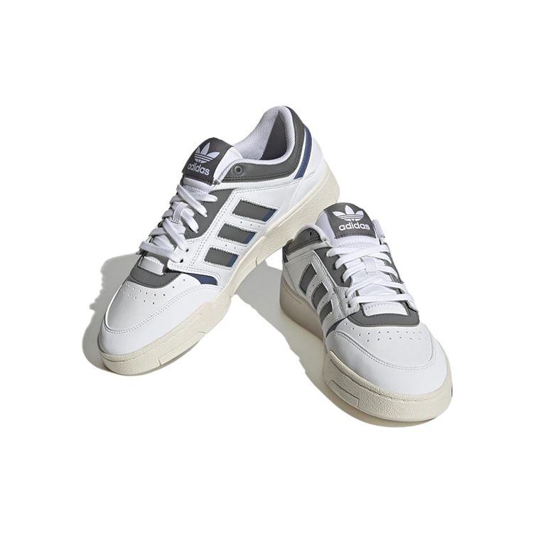 Adidas Drop Step Low Grey Crew Blue Unisex Sneakers White Cloud-White Grey-Four IE1910