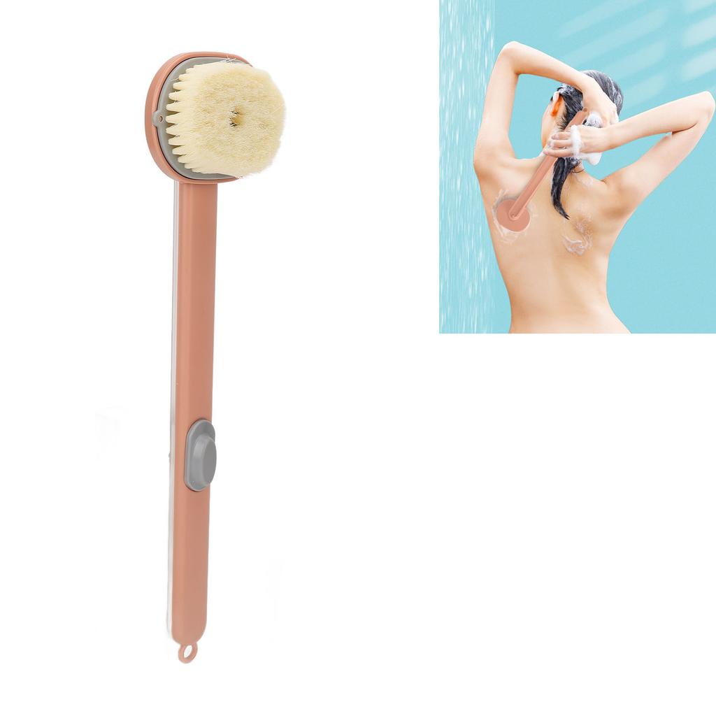 Bath Brush Handle Removable Brush Head Waterproof Comfortable Brush for Bathrom