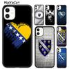 Bosna i Hercegovina Heart Phone Case For iPhone 16 15 14 plus XR XS 11 12 13 pro max Shell Cover coque