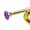 Children's Trumpet, Brass Instrument, 4-Key Plastic Musical Toy, Gold
