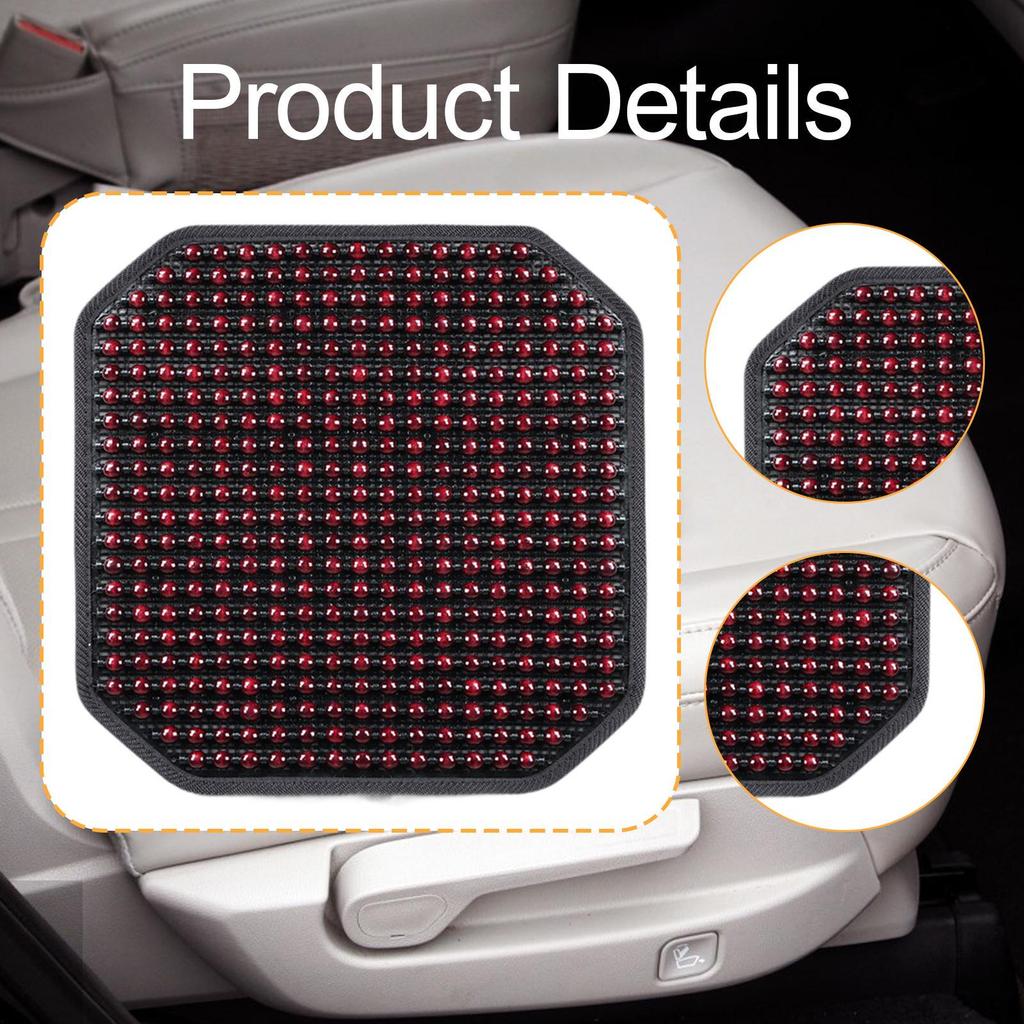 Cooling Pad Massage Seat Beaded Cover for Sedan