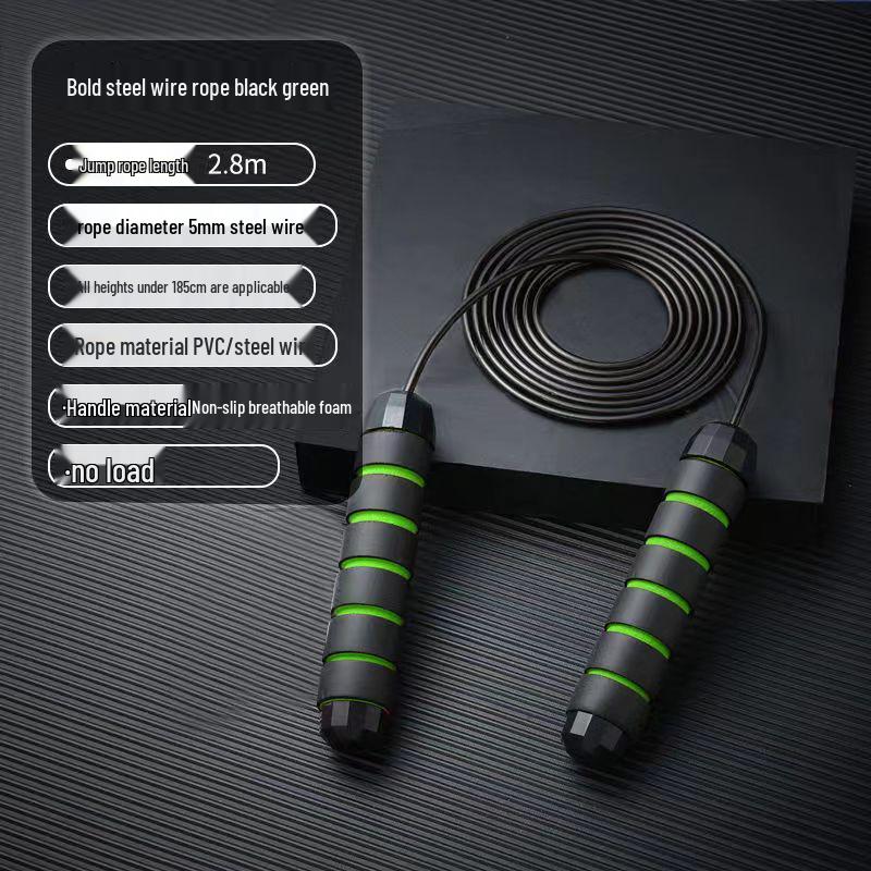 Weighted Steel Jump Rope for Fitness and Professional Training