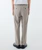 MUSINSA STANDARD Relaxed Tapered Hidden Banding Crop Slacks [Light Beige]