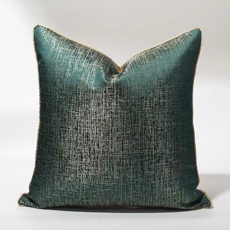 1 PC Light Luxury Cushion Cover High Grade Jacquard Pillowcase 30x50/45x45/50x50CM Champagne Blue Home Hotel Bed Sofa Decoration
