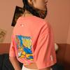 New MLB Like Series T Shirts Unisex Peach Pink 3ATSEC533-07COS