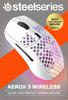 SteelSeries Gaming-Maus Kabellos Aerox 3 Snow Kabellos Ultraleicht TRUEMOVE AIR Sensor Quantum Wireless-Technologie IP54-Standard Wasserdicht Staubdicht