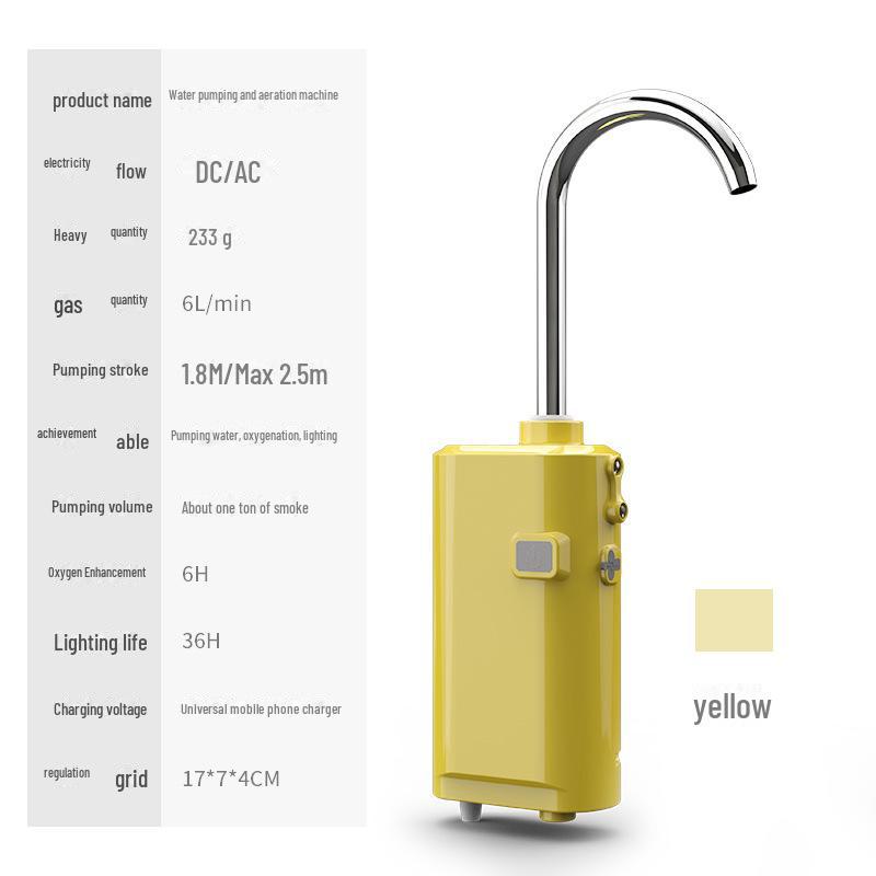 Smart Induction Fishing Pump: Multi-Function Water Extractor & Oxygenator