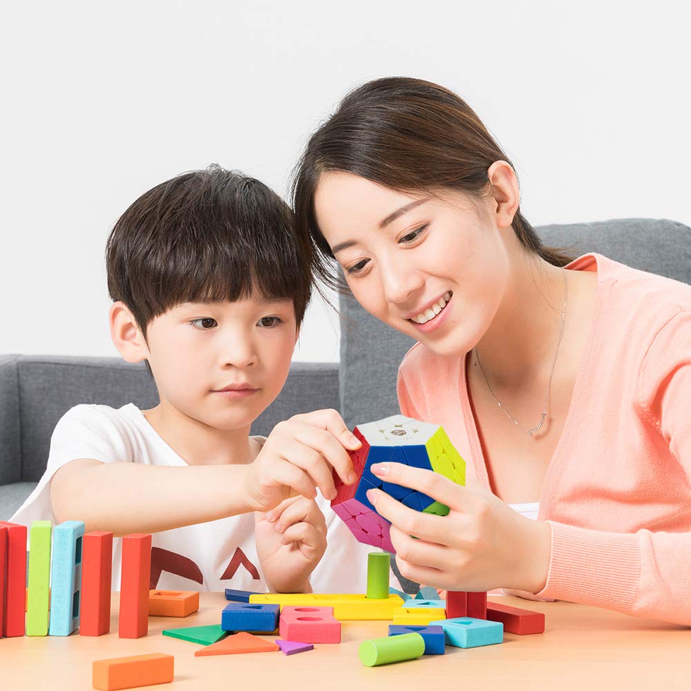 XMD Megaminx 3x3x3 Magician Megaminx 3D Puzzle Wisdom Toy Magic Cube (Built-in Magnet)