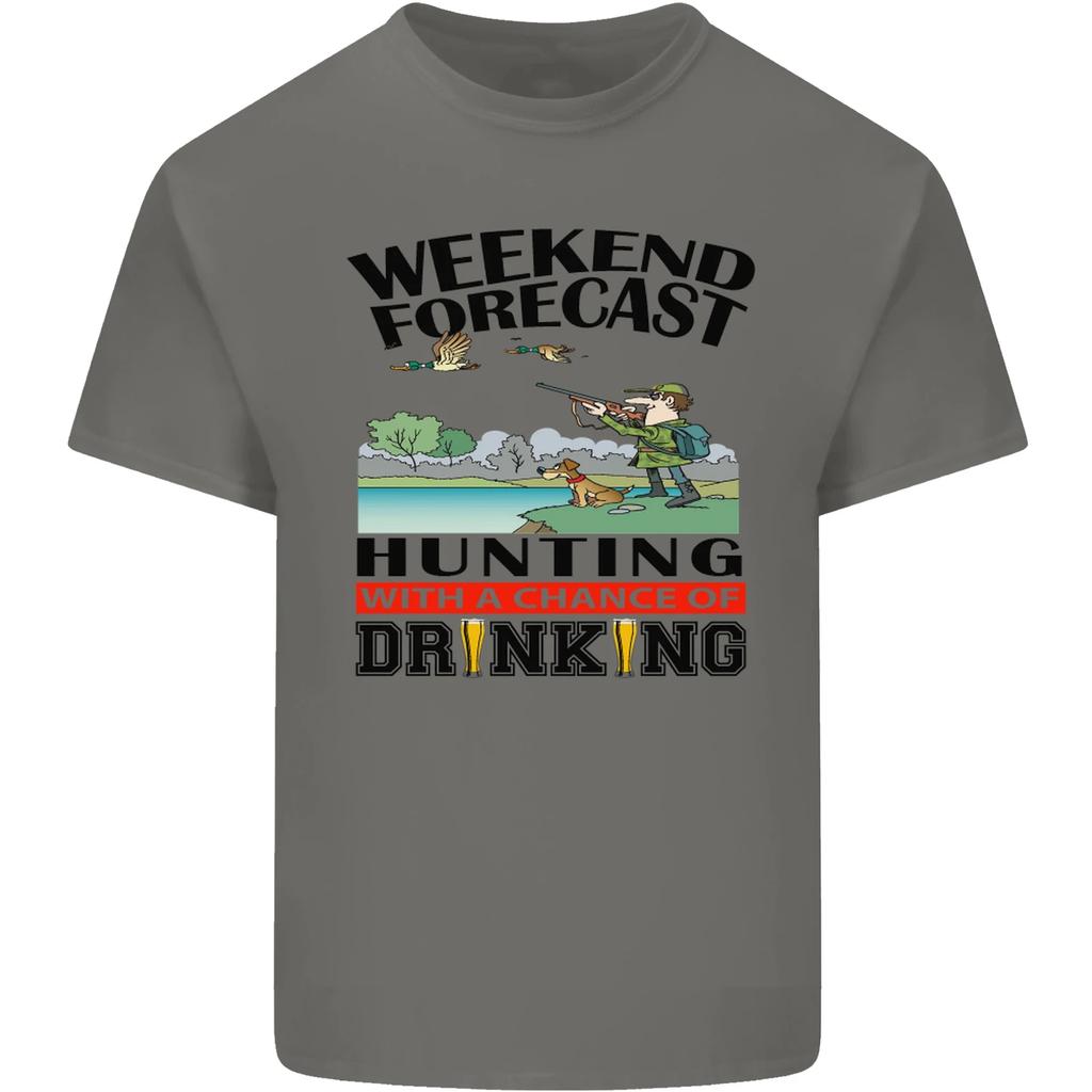 Hunting Alcoholic Beer Funny Hunters On Weekends TShirt 100 Cotton ONeck Short Sleeve Summer Casual Mens Tshirt Streetwear