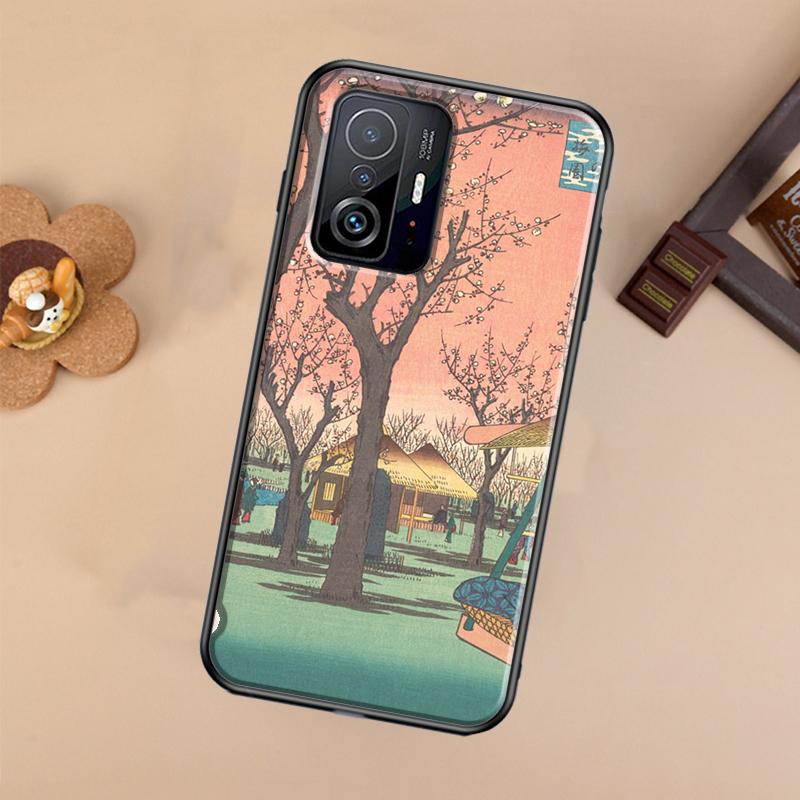 Japanese Ukiyoe Case For Xiaomi 14T 11T 12T 13T Pro 13 14 Ultra POCO X7 Pro X3 X5 F3 F5 F6 M6 X6 Pro Cover