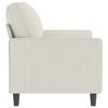 Vidaxl Sofa 2-Osobowa, Kremowy, 120 Cm, Tapicerowana Aksamitem