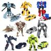 24PCS Transformation Mini Cars Kid Timeless Robot Car Toys Action and Toy Figures Plastic Deformation Boys Presents For Children
