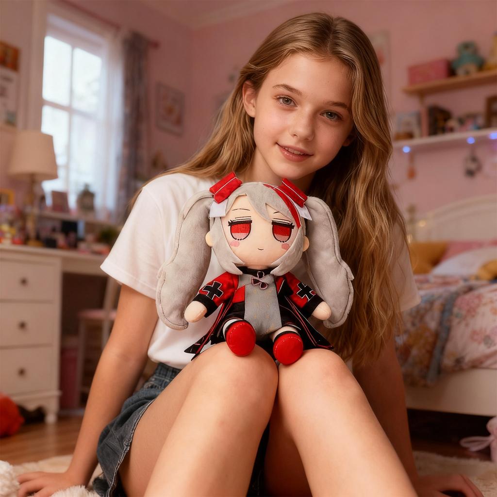 Plüschpuppe, Spielzeuggeschenk, Cartoon, Stoffpuppe für Kinder, Geschenkkissen für Kinder