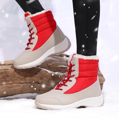 Women Platform Snow Boots Plush Keep Warm Thigh High Boots Minimalism  New Winter Ankle Boots Comfortable Walking Sneakers