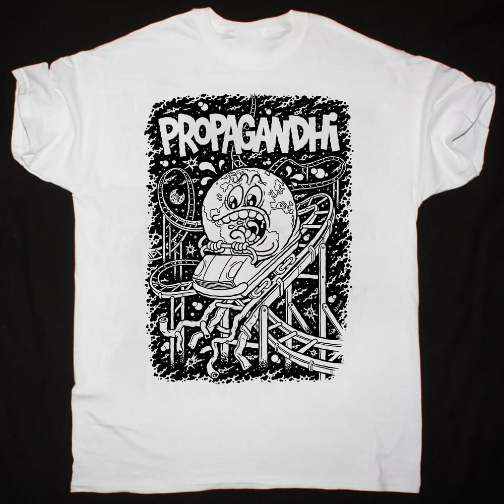 Propagandhi Band Music White T-Shirt Cotton All Size JJ33 Unisex T-Shirt L