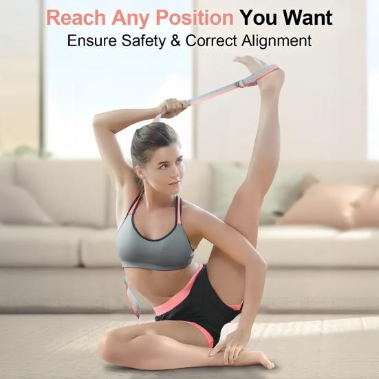 13Pcs/Set Yoga Fitness Kit with Pilates Ring Yoga Ring Ball Grip Socks Booty Band Figure 8 Resistance Band Stretching Belt Home Gym Fitness Equipment