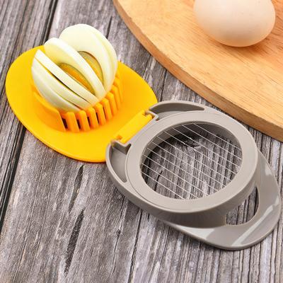 Egg Splitter Stainless Egg Cutter with Steel Wire Easy To Use ABS Body Egg Salad Maker