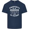 45 Year Wedding Anniversary 45th Funny Wife Unisexs Light Cotton TShirt