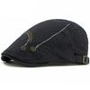 HT4825 Beret Spring Summer Autumn Cap for Men Women 100% Cotton Ivy Flat Cap Artist Painter Hat Male Female Adjustable Beret Cap