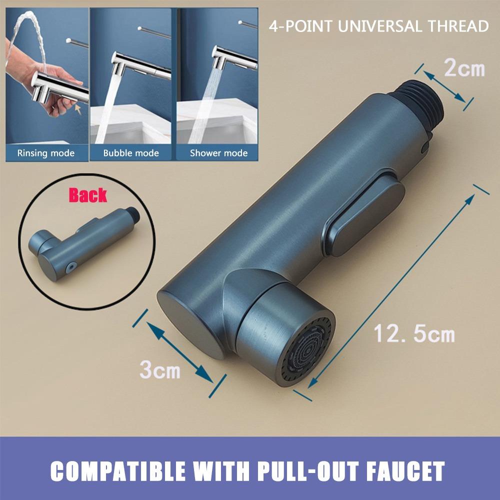 Universeller Verbinder Drehbarer Wasserhahn Küchen-Wasserspar-Hahnkopf Beschläge Duschkopf Sprühkopf