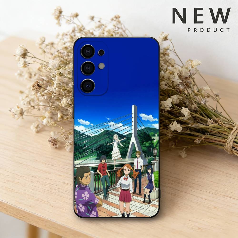 AnoHana M-Meiko Honma  Phone Case For Samsung S26,25,24,23,22,30,21,10,9,Ultra,Plus,Lite Black Soft Case Samsung S26Plus