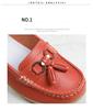 Summer Soft Wedge Leather Shoes for Middle-Aged and Elderly Women – Breathable Design